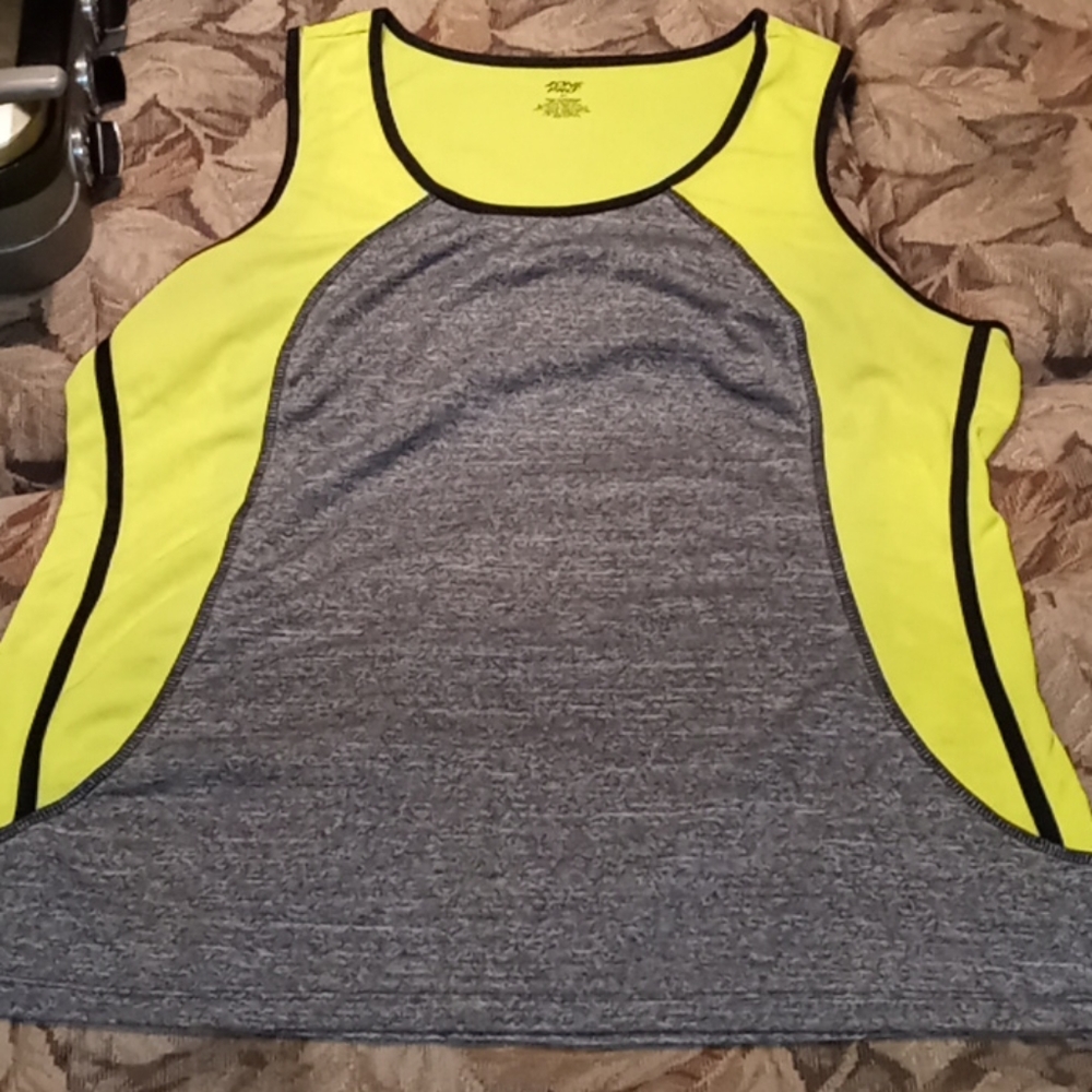 Final Drop on athletic shirt